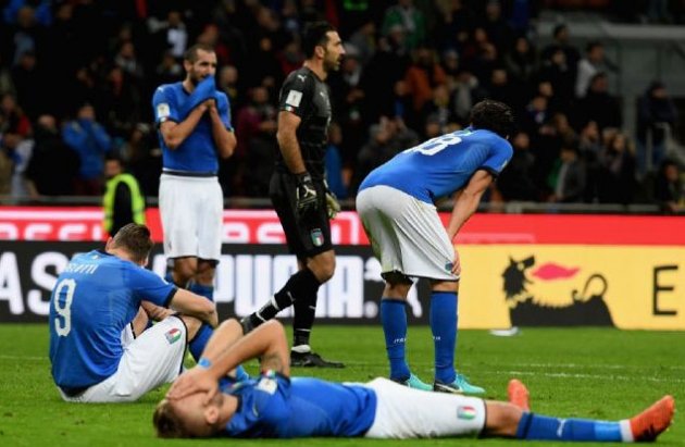 Đội tuyển Ý bị loại khỏi WC