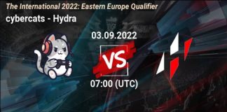 Cuộc đối đầu giữa Cybercats vs Hydra sẽ diễn ra vào 14h ngày 3/9/22