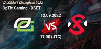 Trận bán kết giữa Optic Gaming vs XSET sẽ được diễn ra vào ngày 13/9/22