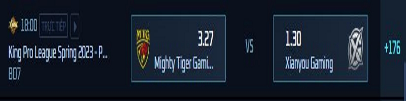 Trận đấu giữa Mighty Tiger Gaming vs Xianyou Gaming hứa hẹn sẽ vô cùng hấp dẫn